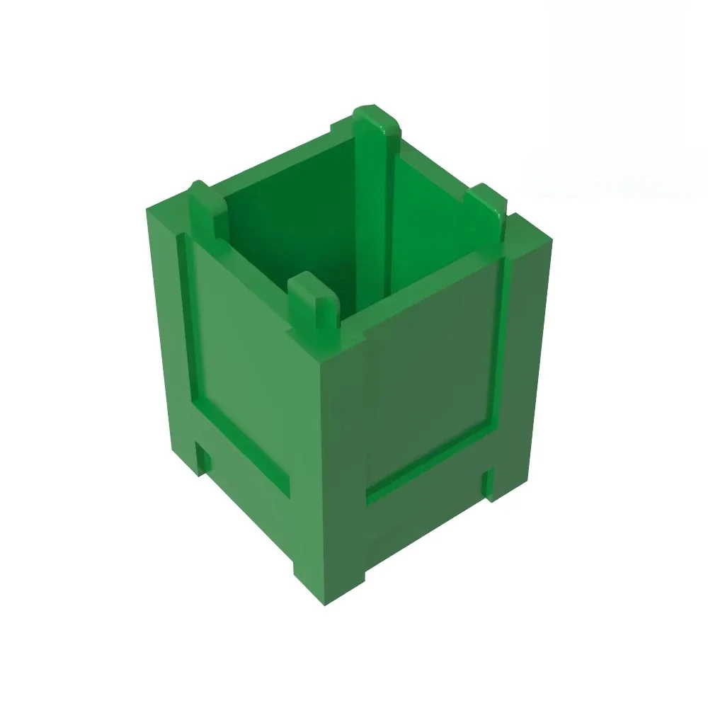 Gobricks GDS-M283 Conteneur, Boîte 2 x 2 x 2 - Ouverture supérieure compatible avec lego 61780 Assemble des blocs de construction jouets pour enfants