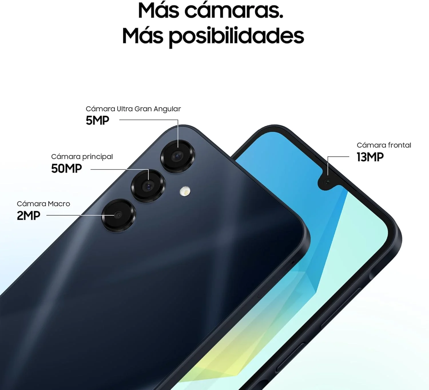 Versión Global Samsung Galaxy A16 4G 128GB MTK Pantalla Super AMOLED de 6.7 » y 90Hz Cámara de 50MP Batería de 5000 mAh Carga Súper Rápida de 25W NFC Teléfono Inteligente Android Negro Gris Verde 5