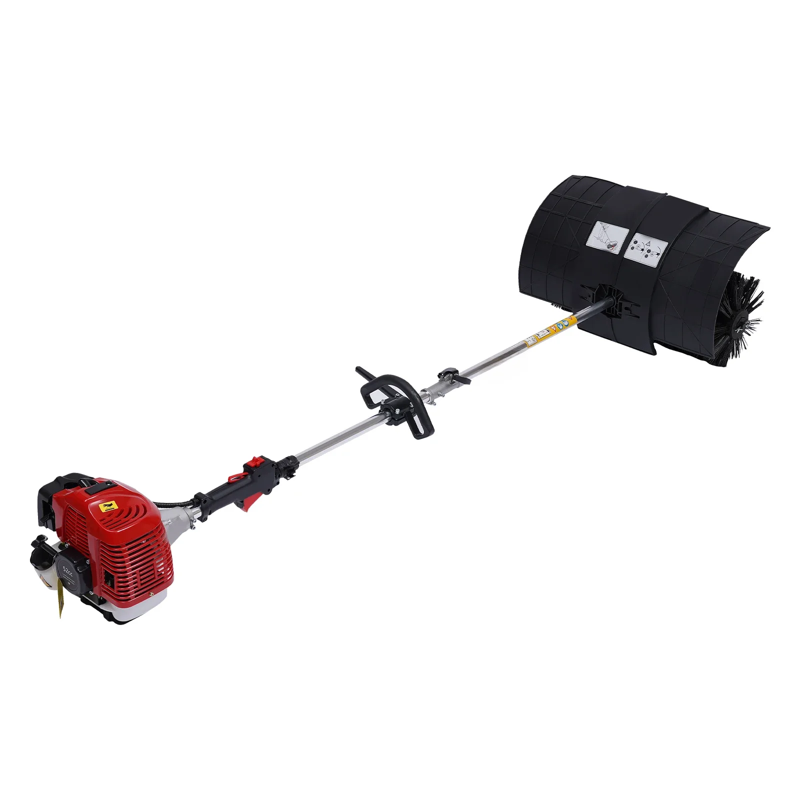 Kehrmaschine 2,3 PS Besen Motor Besen 2 Nabe 52cc elektrische Schnee fräse Benzinmotor 58 cm