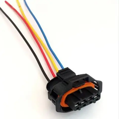 4 Pin Bosch Auto Sensor Connector with Wire Plug Pressure Intake Pressure Sensor Plug