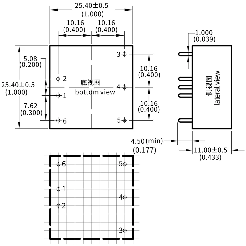 Hi-Link 12W Mini-DC-Schalt netzteil modul 24V bis 3V 5V 12V 24V 15V Ausgangs spannung isolierter Wandler URB2405YMD-12WR3