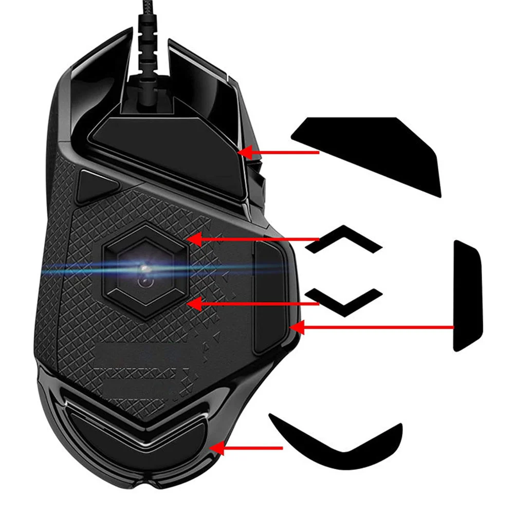 0.6Mm Chuột Skatez Chuột Chân Dán Miếng Lót Cho G502 Anh Hùng/G502 Không Dây/G Pro Chuột Chơi Game (g502 Anh Hùng/Có Dây)