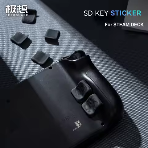 GeekShare Anti-Slip Back Button Enhancement Set for Steam Deck,Dot Matrix Grip Improvement Button Protection Kit for Steam Deck