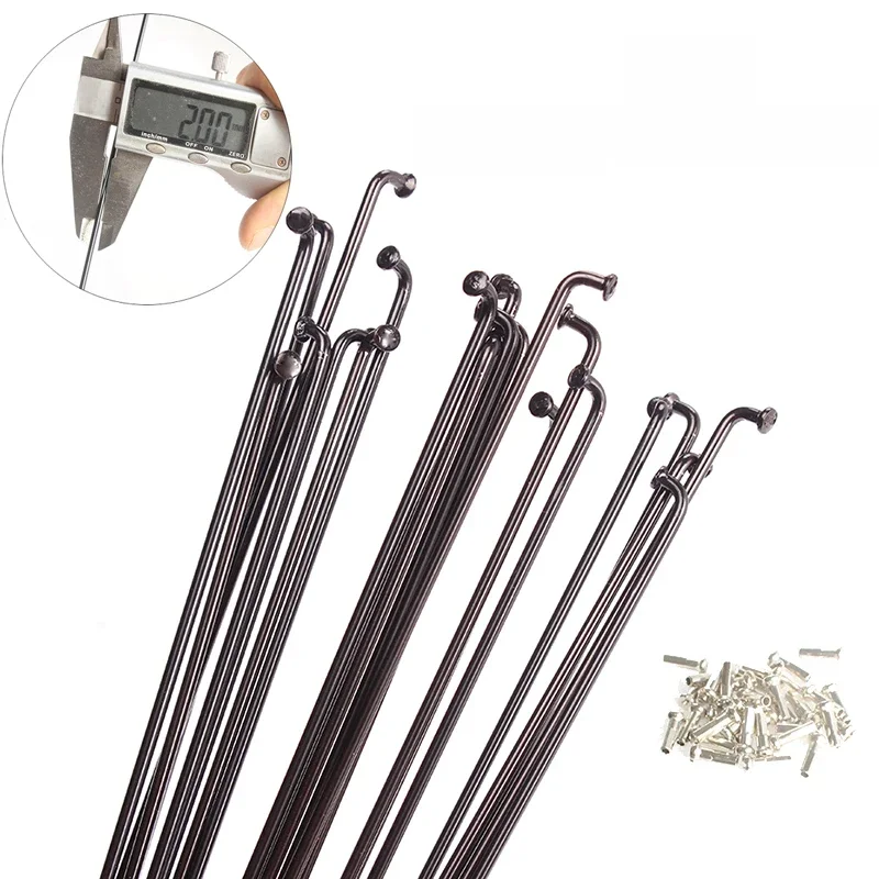 AliExpress SMLLOW 16pcs/lot 14G 122 128 146 176 196mm 45# Steel MTB Spokes Mountain Bike Road Bicycles Wheel