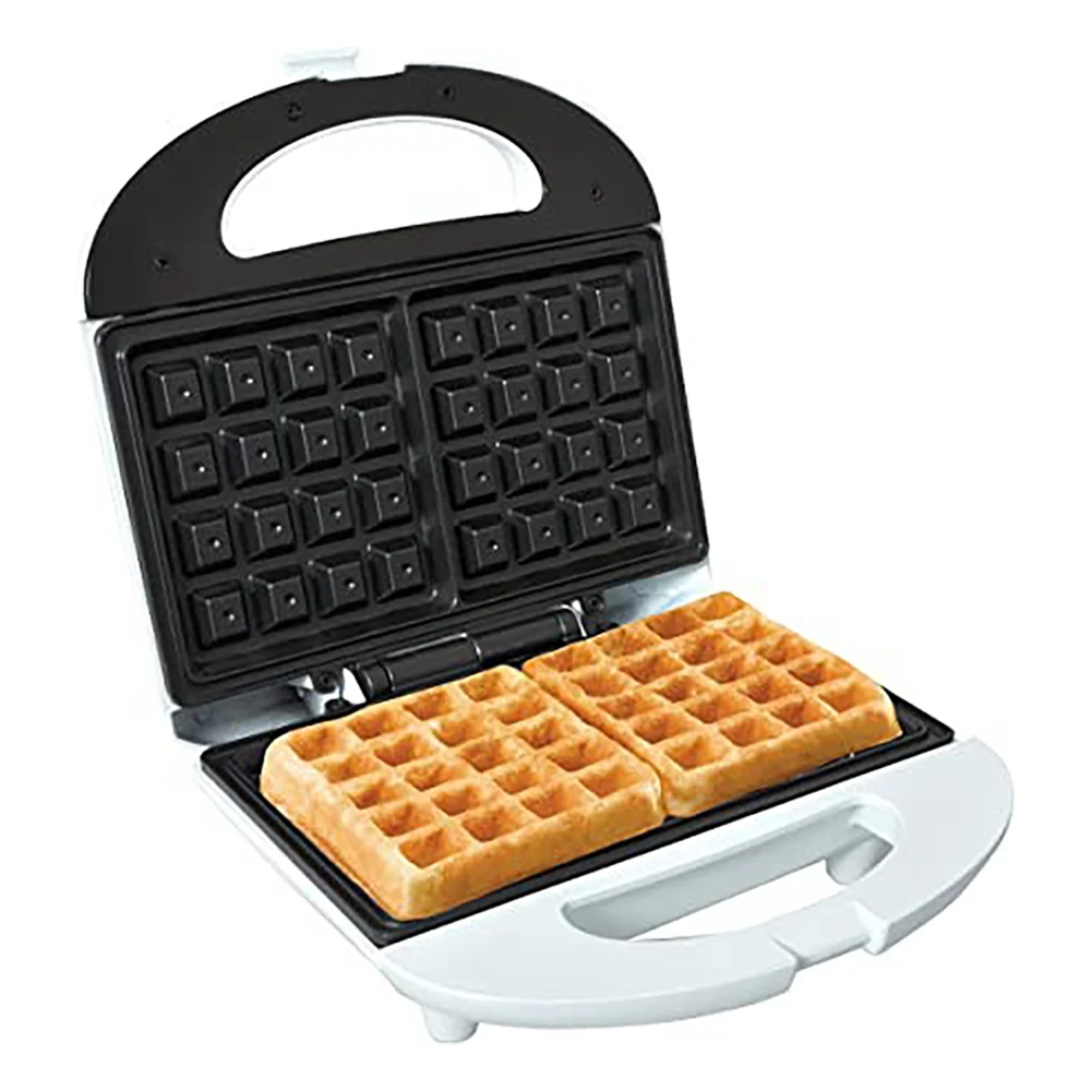 Houseware electric waffle 750W non-stick plates luminous indicators non-slip feet cold touch kitchen appliances