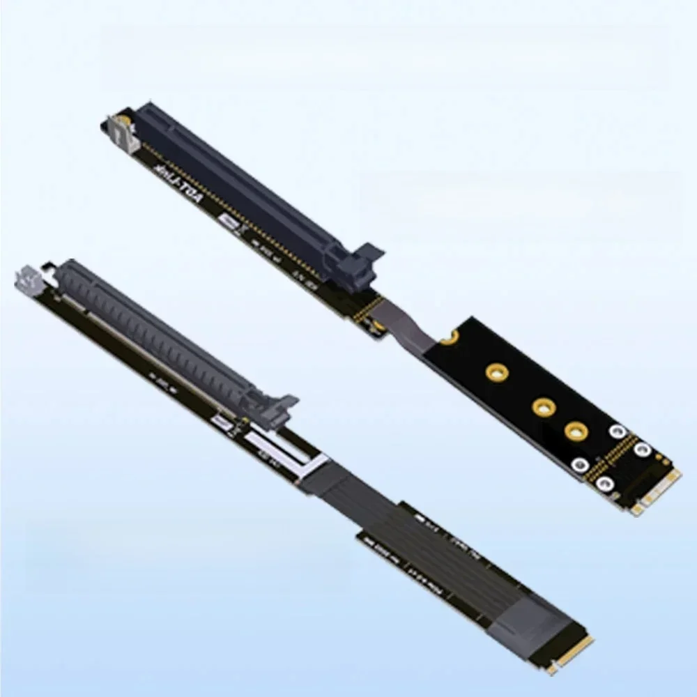 Adapter przedłużający M.2 M2 NVMe do PCIe X16 4.0, kabel do łączenia kart graficznych, przeznaczony do kopania kryptowalut, kompatybilny z kartami graficznymi GTX RTX Nvidia AMD, długość 25 cm, 35 cm, 45 cm. — zdjęcie produktu 7