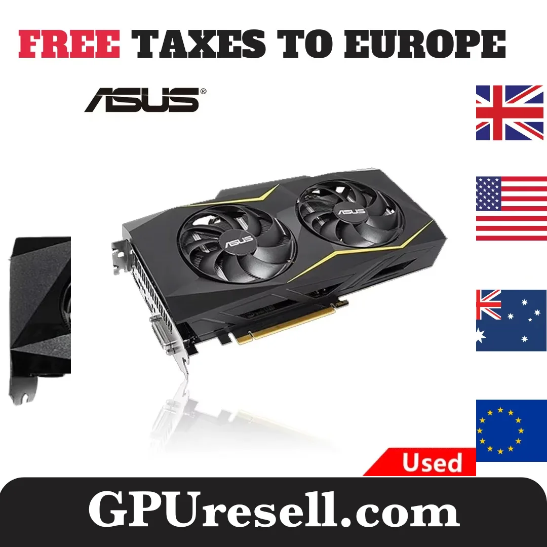 ASUS-tarjeta gráfica GTX 2024 usada, placa de vídeo de 6GB, GPU para NVIDIA, 1660