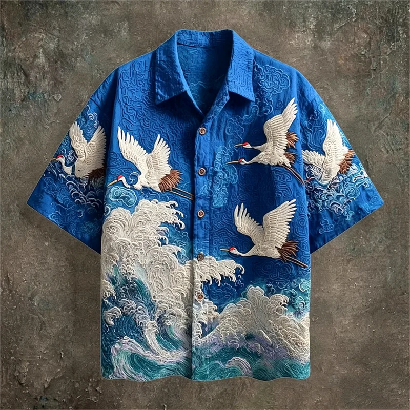 Men's Tribal Patterns Short-Sleeve Shirt