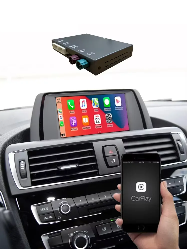 Draadloze Apple CarPlay Android Auto Decoder Box Voor BMW NBT EVO Systeem i3 I01 2013-2021 BT AUX Spiegel link AirPlay Auto Module - afbeelding 2