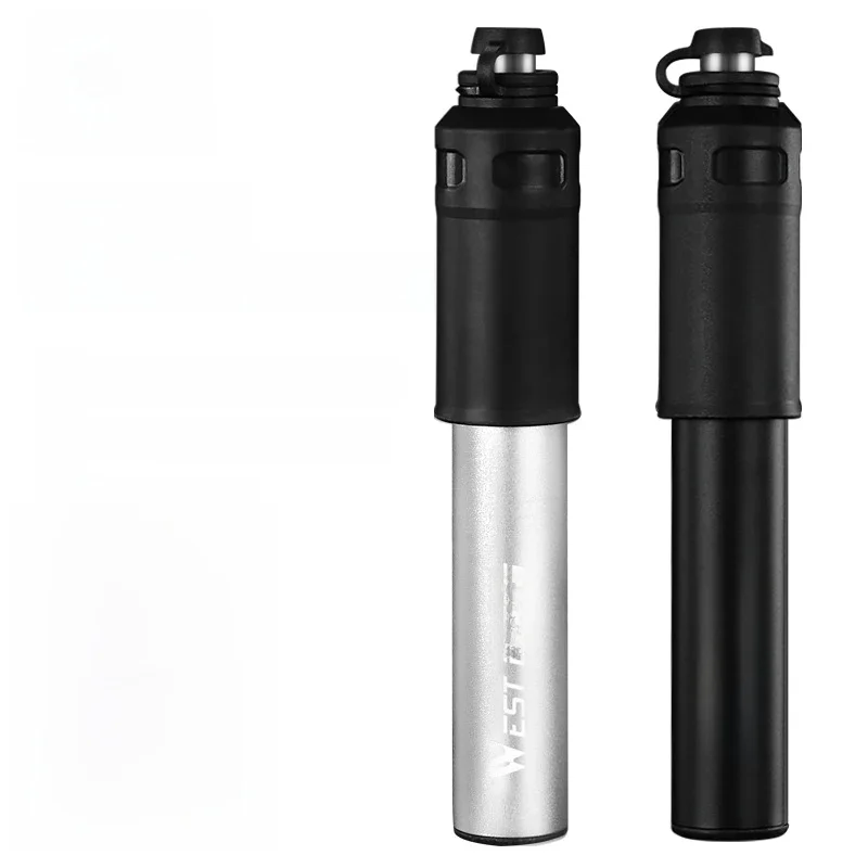 AliExpress West Biking WEST BIKING Mini Portable Bicycle Pump 110PSI Hand Air Pump MTB Road Bike Tire Inflator With Extension Hose Cycling Accesories