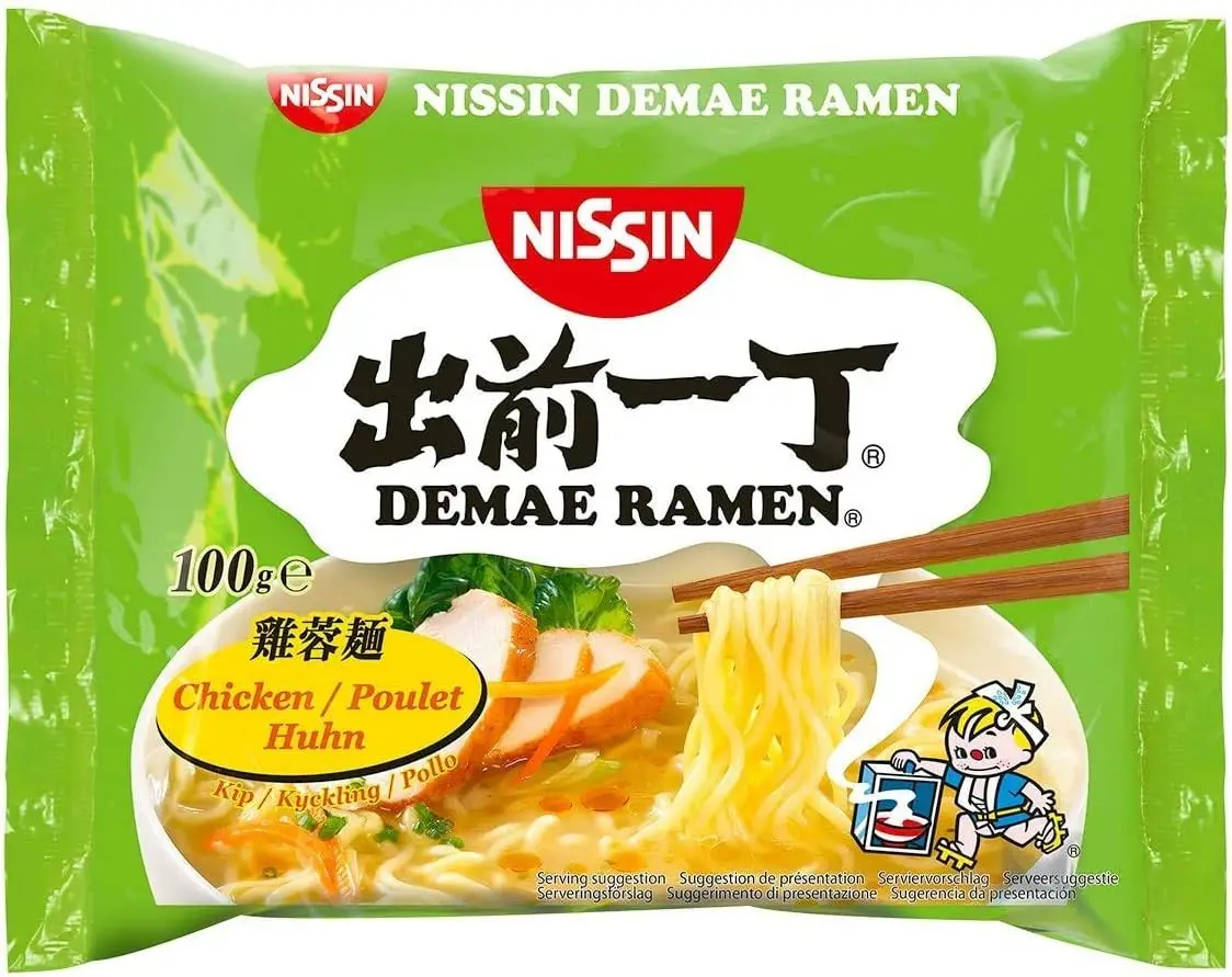 16 packs Ramen instant Asian food Gourmet experience, Asian adventure in a single Pack: Exotic flavors of instant noodles, Nissin Demae