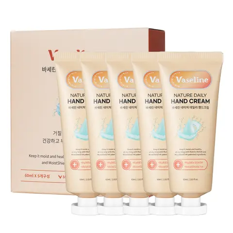 바세린 모이스처 핸드크림 60ml 5종 선물세트 향기좋은 고보습 데일리 핸드로션