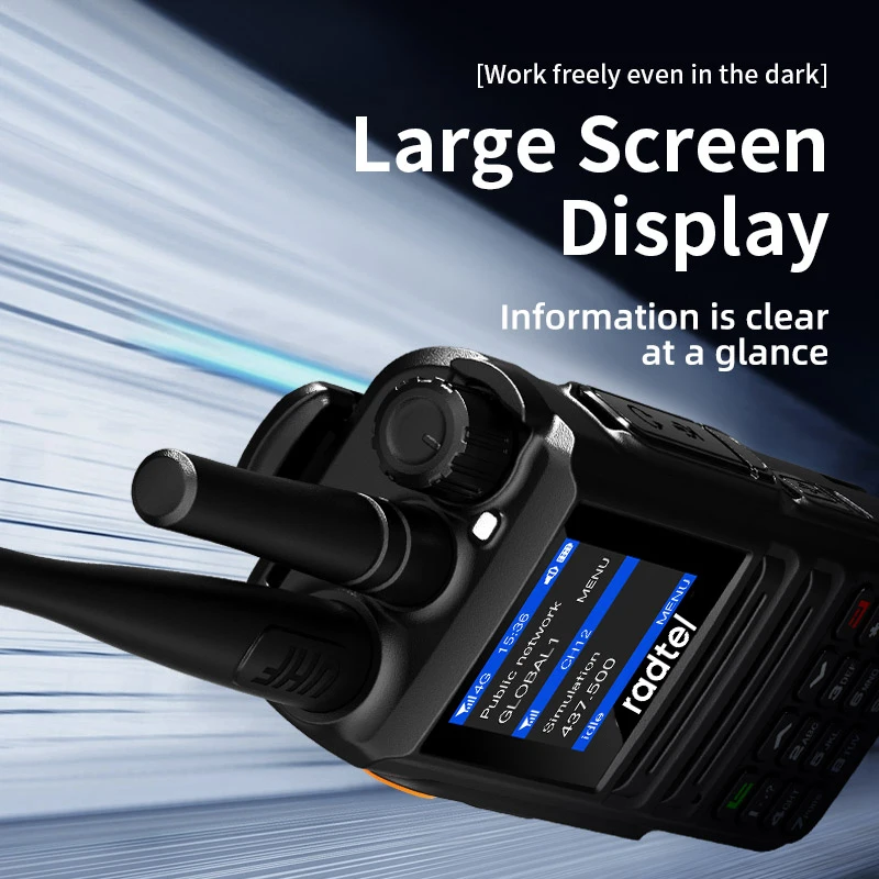 Radtel P80 POC  5W Simulation mode+public network mode dual modeintercom  Nationwide Handheld Radios Global 4G with SIM card