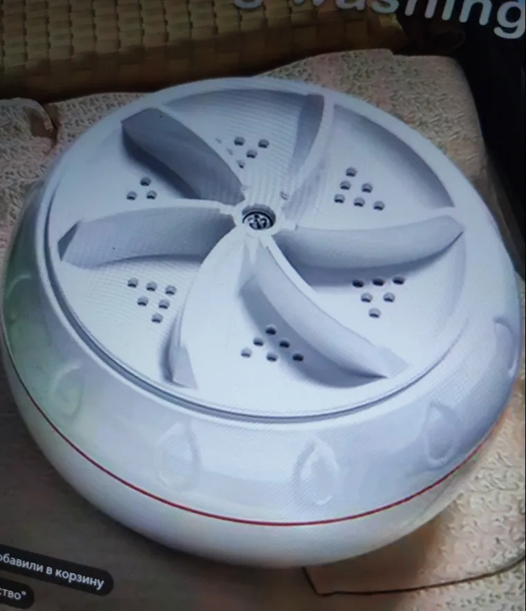 Mini Ultrasonic Washer for Baby Clothes Portable Turbo Washing Machine Hight Power Underwear Socks Business Travel USB Washer photo review