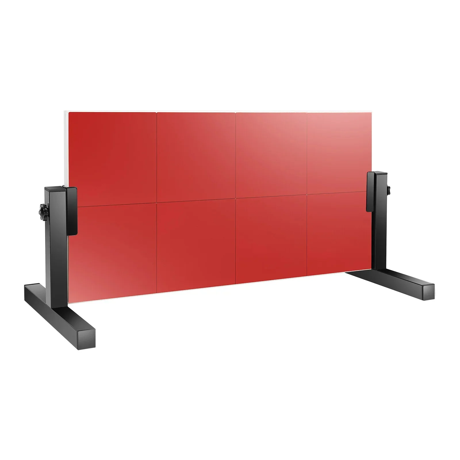 Tafeltennis Rebound Board Rebounder met 8 rode rubberen Pingpong Return Board Zelftrainingsapparatuur 360 °   Verstelbaar 66,5*33,5cm - afbeelding 2
