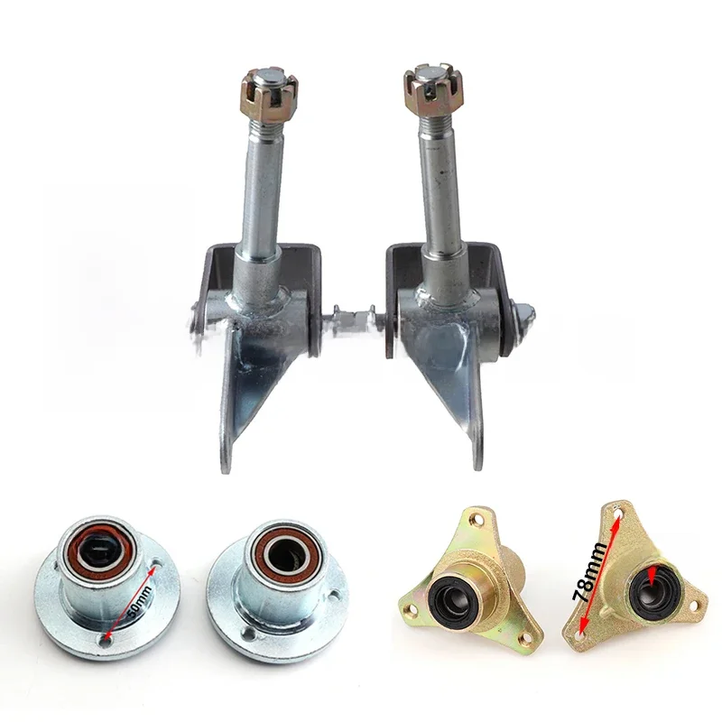 AliExpress NONE 1Pair Karting Front Wheel Knuckle Spindle 5"/6" Wheel Hub Fit For DIY China 110cc 168 200F Go Kart Buggy ATV UTV Quad Bike Parts