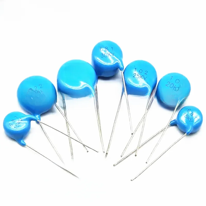 Kondensator ceramiczny bardzo wysokiego napięcia 10 15 20 30 40 50 6 3 2 1KV 101 221 331 471 681 102 222 332 472 103 104 K M — zdjęcie produktu 7
