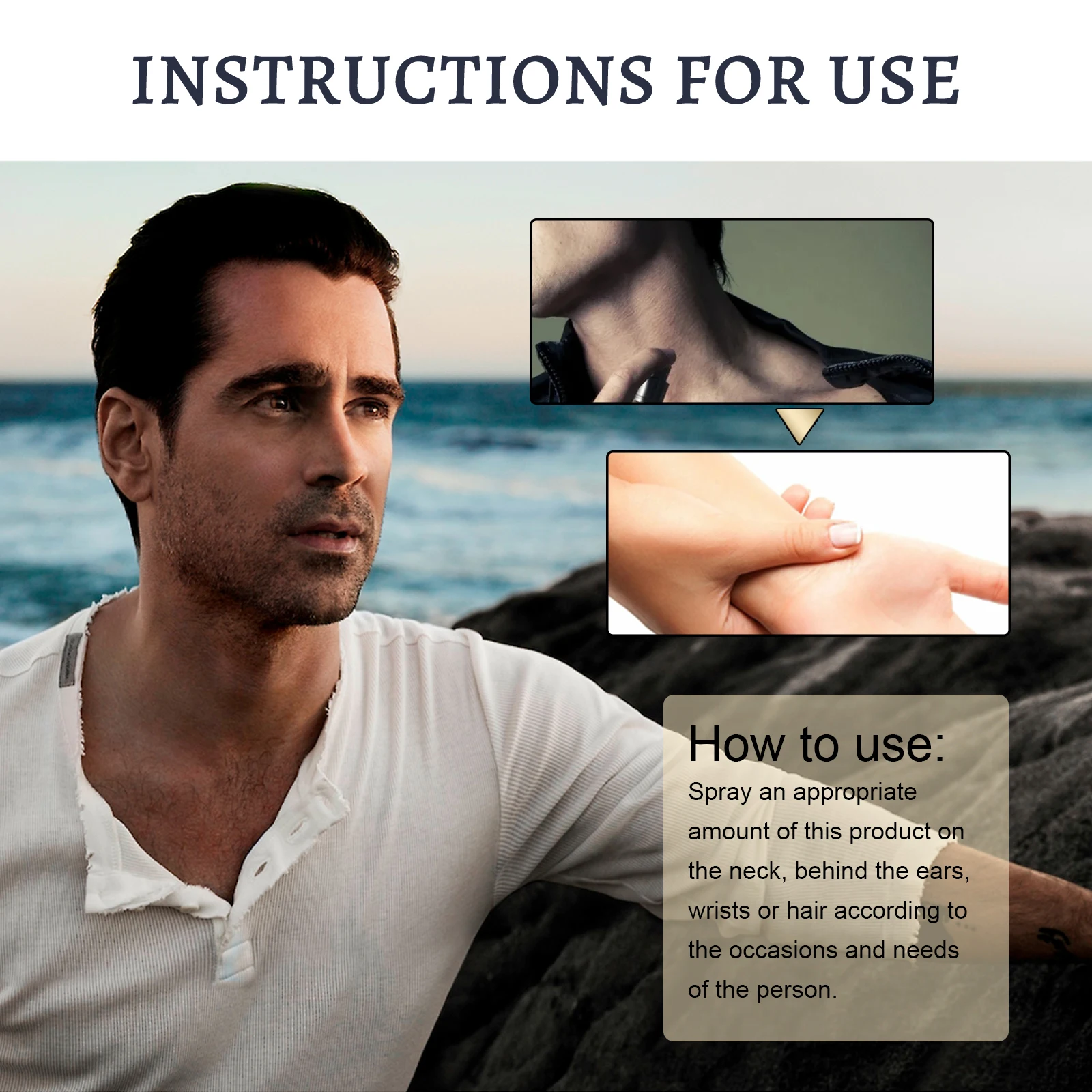 عطر روكسيليس الرجالي البهجة، جو يؤرخ، تحسين الثقة، فرمون طازج ساحر، عطر خفيف، عطر السادة