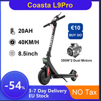 COASTA L9Pro Electric Scooter Electric Skateboard 350W*2 Dual Motors 80KM Range 40KM/H 20AH 8.5 Inch Tire Off-Road APP Escooter