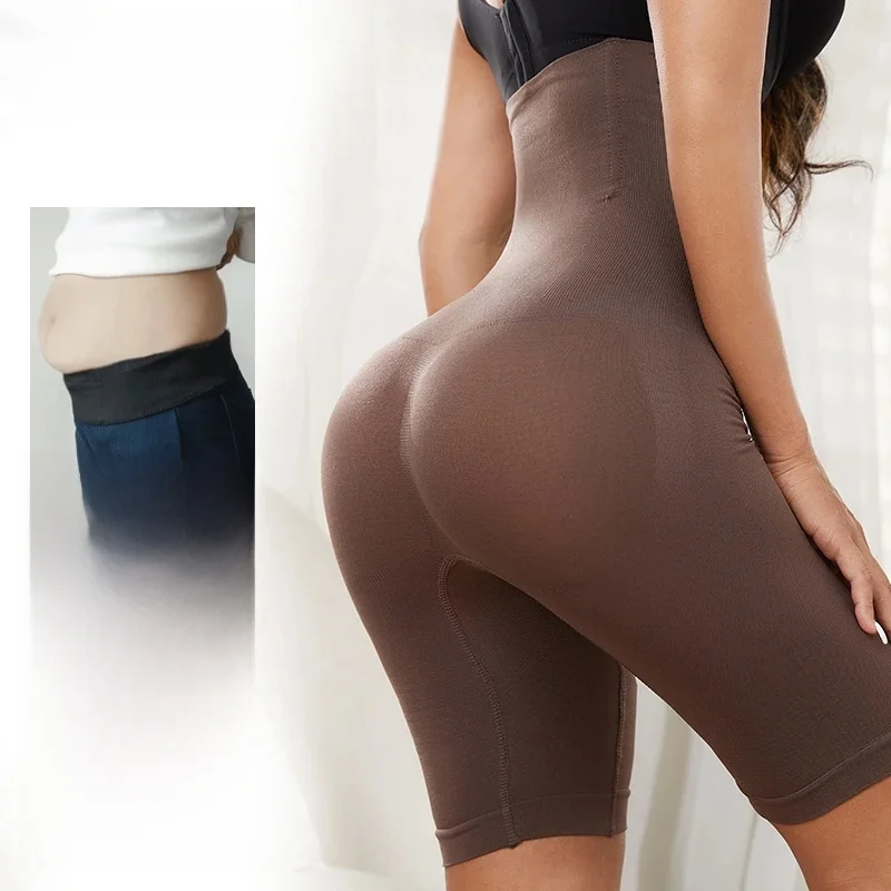 FallSweet Shapewear damskie spodenki wyszczuplające brzuch wysoka talia urządzenie do modelowania sylwetki majtki Butt Lifter Plus rozmiar wyszczuplające body XS-6XL — zdjęcie 2