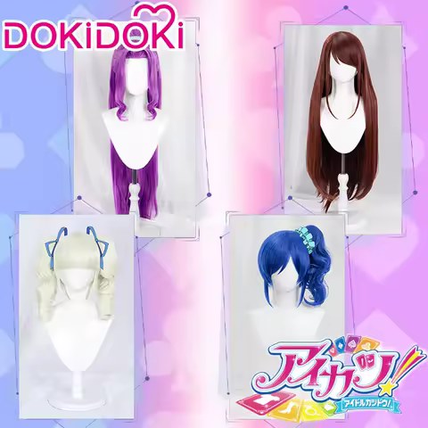 IN STOCK Kanzaki Mizuki / Todo Yurika / Ran Shibuki / Kiriya Aoi Wig Anime Aikatsu! Cosplay Wig DokiDoki Hair Syntheti