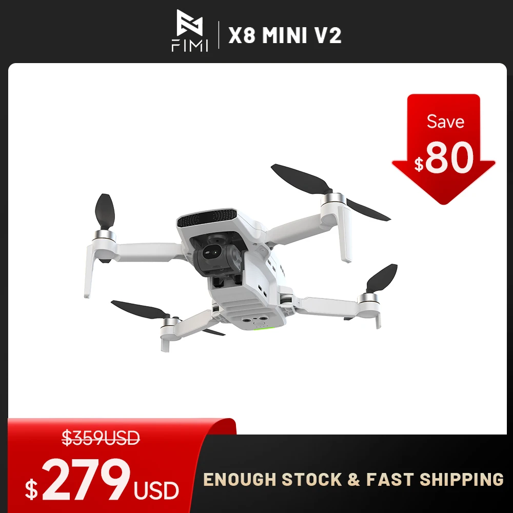 X8SE fimi โดรนขนาดมินิ V2 2022 & X8พร้อมกล้อง Quadcopter เฮลิคอปเตอร์ควบคุมรีโมตกล้อง gimbal 3แกน gimbal 4K กล้อง GPS โดรน X8