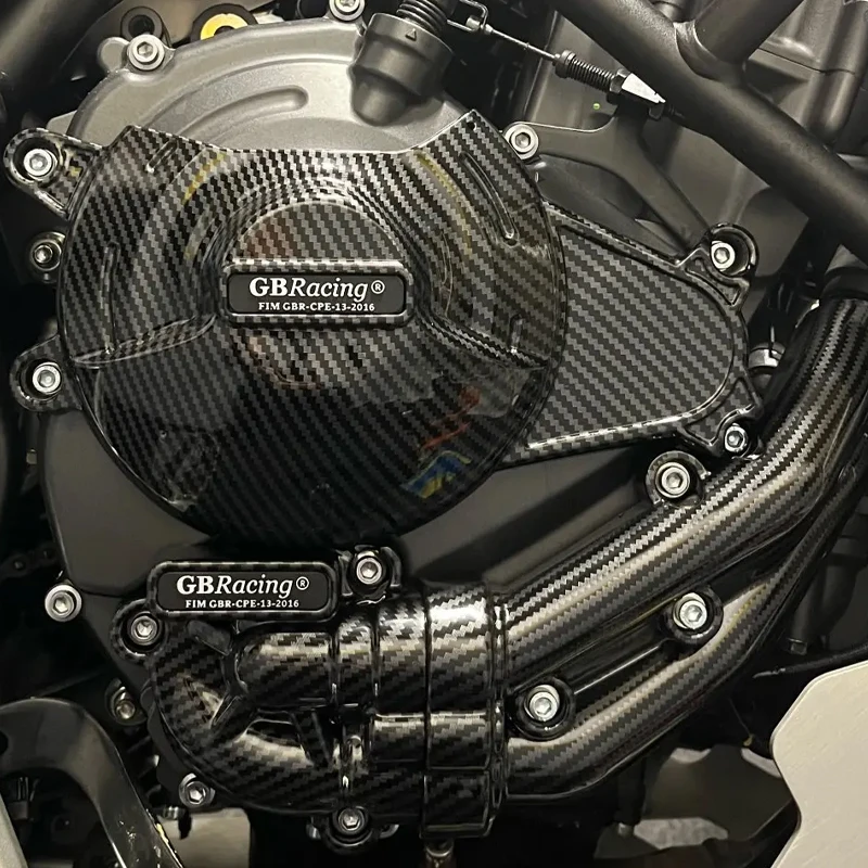 GBRacing Engine Protection (Secondary Cover + Clutch Cover) – Made  2025 For Yamaha MT-07/MT-07 AMT/Ténéré 700/700 Rally
