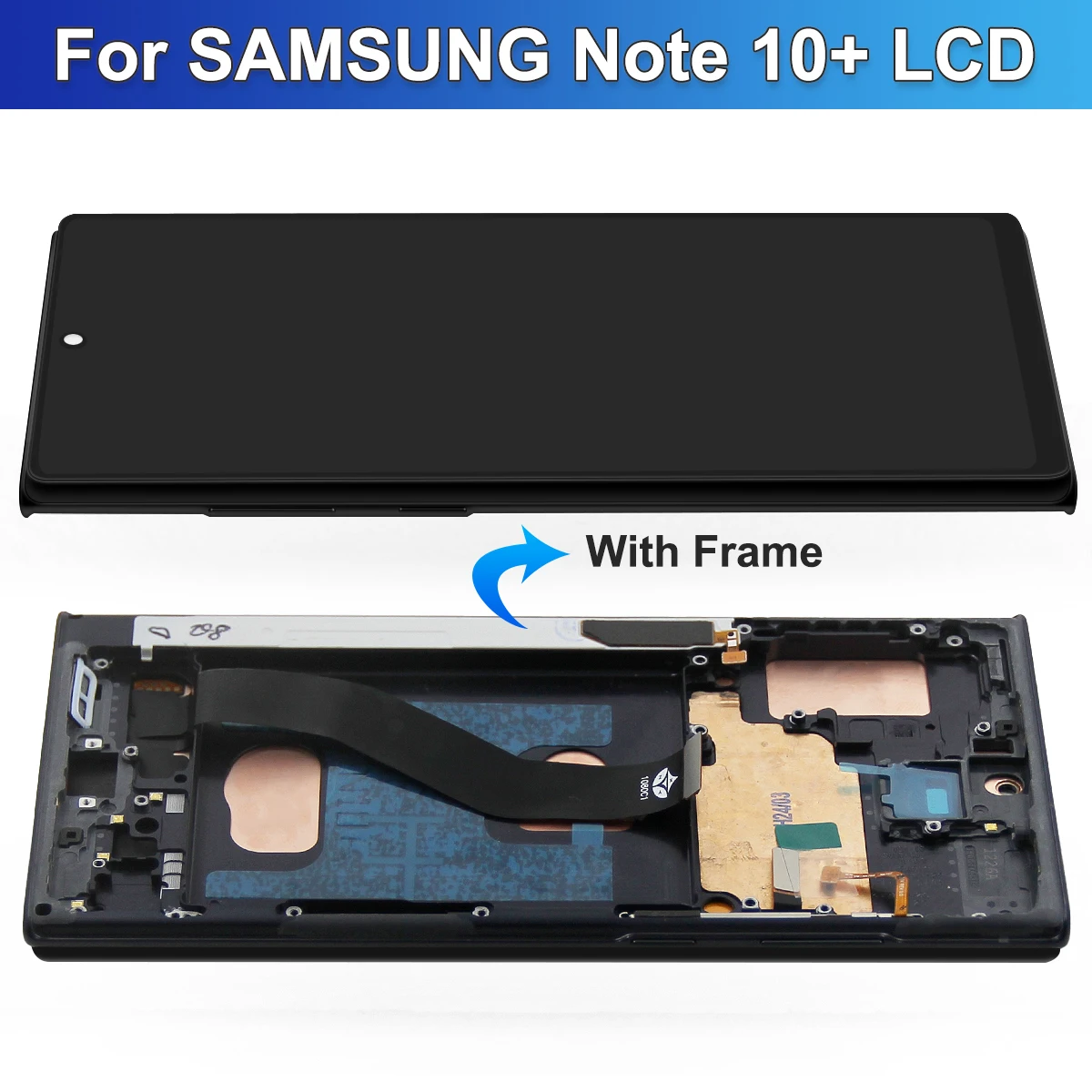 Tested With Frame For Samsung Note 10 Plus LCD N975 N975F SM-N975F Display Touch Screen Digitizer Assembly Replacement