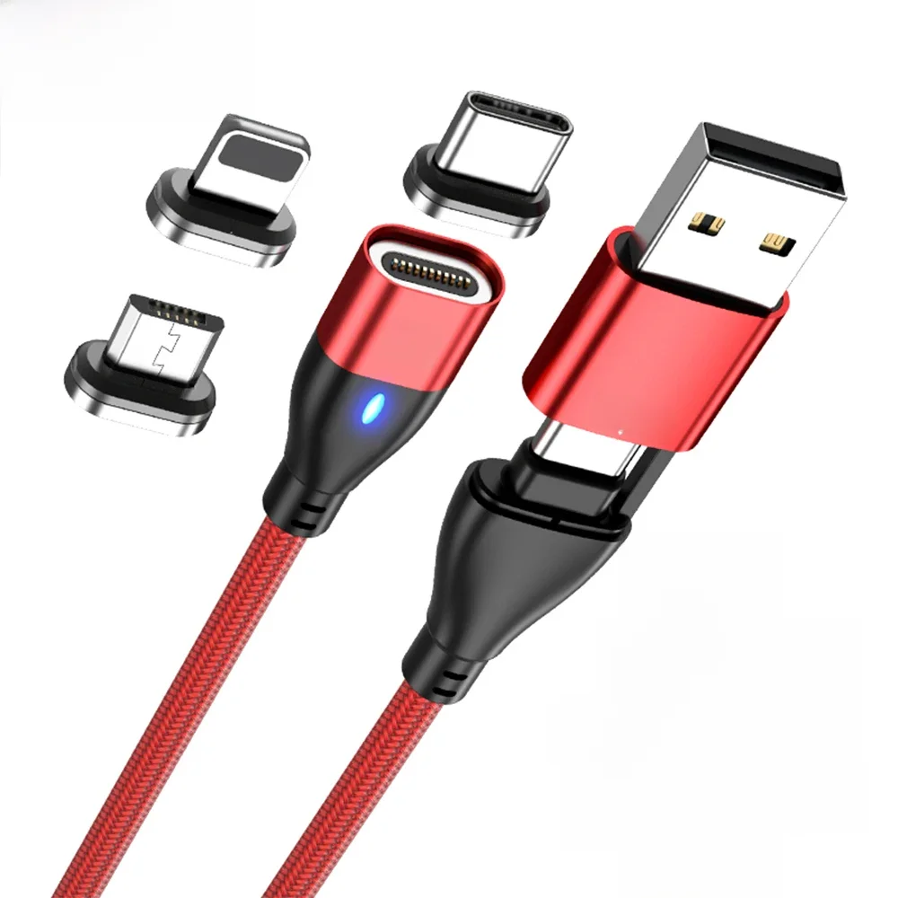 Aufu magnet kabel 60w pd schnell ladekabel usb c zu typ c mikro magnetisches datenkabel usb kabel