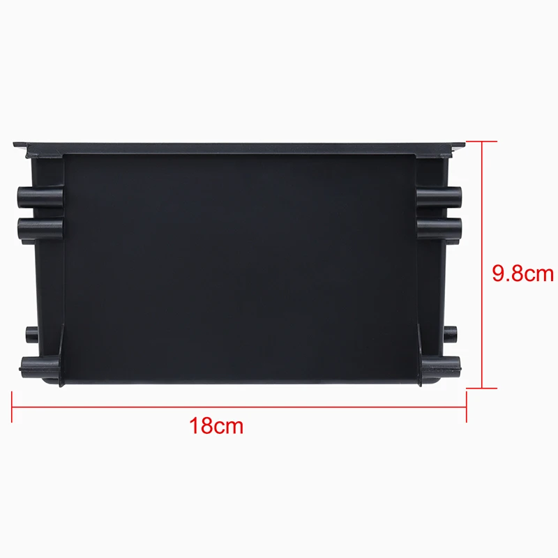 1 Din Car Stereo Radio Refitting Dashboard Storage Box Kit Universal Car CD Player Dash Trim Pocket Box For Toyota