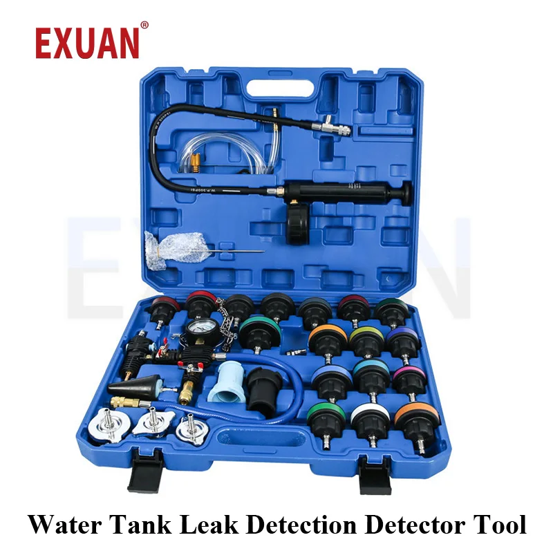 

Water Tank Leak Detection Detector Tool Radiator Pressure Tester Vacuum Type Cooling System Test Car Water Tank Pressure Gauge
