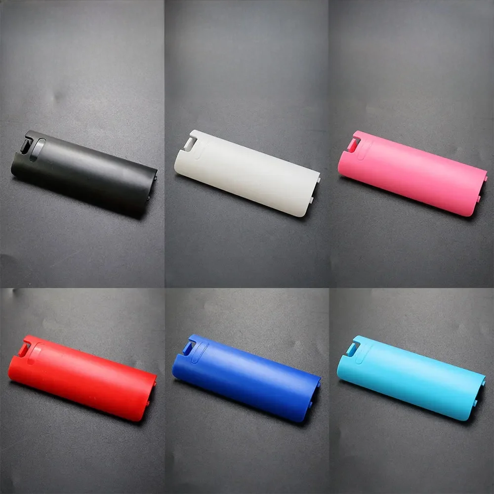 JCD 1 pièce pour télécommande Wii couvercle de batterie coque arrière de remplacement coque de batterie pour accessoire de manette de jeu à distance Wii