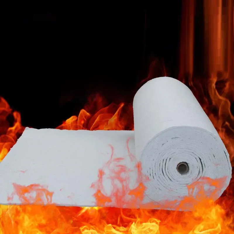 Couverture en fibre de céramique Conium contre-indiqué, épaisseur 40, 30, 20, 10mm, peut puriune haute température, 1500 ℃, isolation thermique Cott