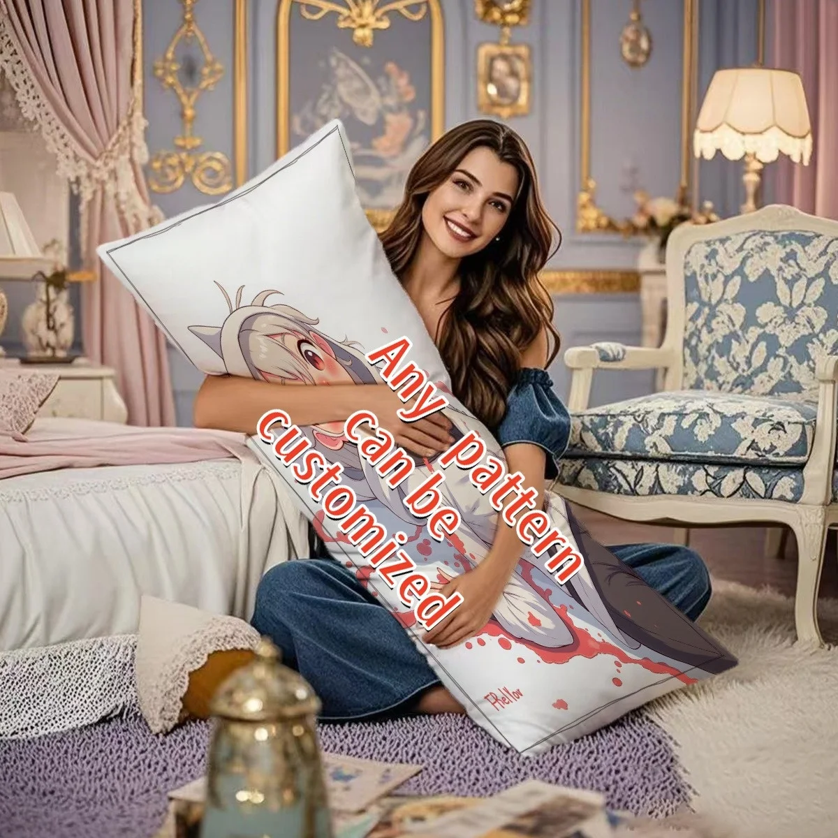 Custom Photo Body Pillowcase (Cover Only, Insert Not Included); an Ideal Wedding Keepsake and a Great Gift for Any Occasion.