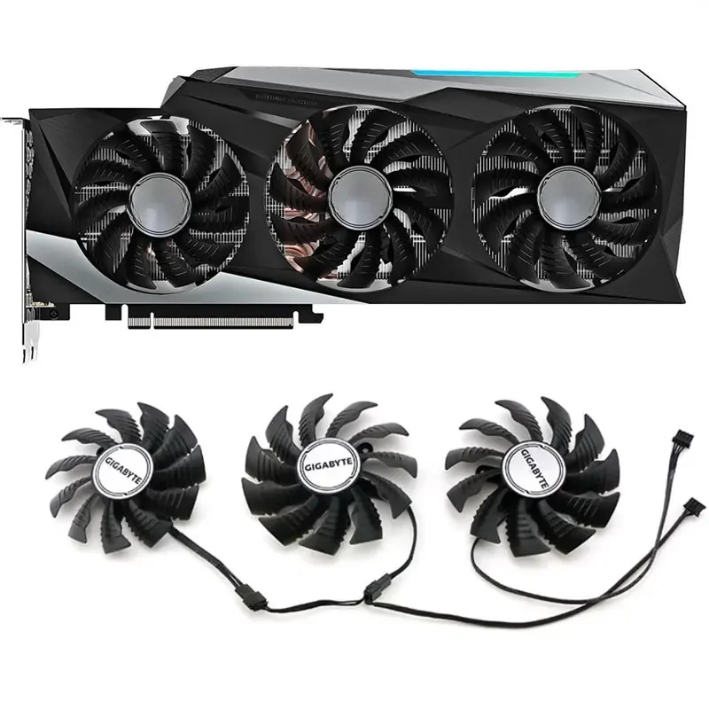 PLA09215S12H T129215BU RTX 3080 gamingowy wentylator OC GPU, do gigabajtów RTX 3070TI, RTX 3080, 3080TI 、 3090 GAMING OC widec card wentylator chłodzący — zdjęcie produktu 7