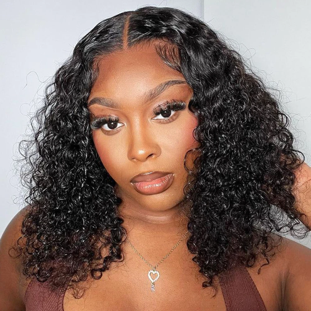 

6x4 Glueless Bob Wig Human Hair Short Curly Bob Human Hair Wigs Short Curly Glueless Human Hair Wigs Without Glue And Gel