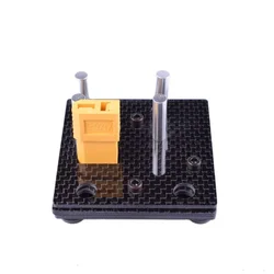 Black carbon fiber Mr Grippy  soldering jig solder helper for RC car and battery connectors and cables accessories