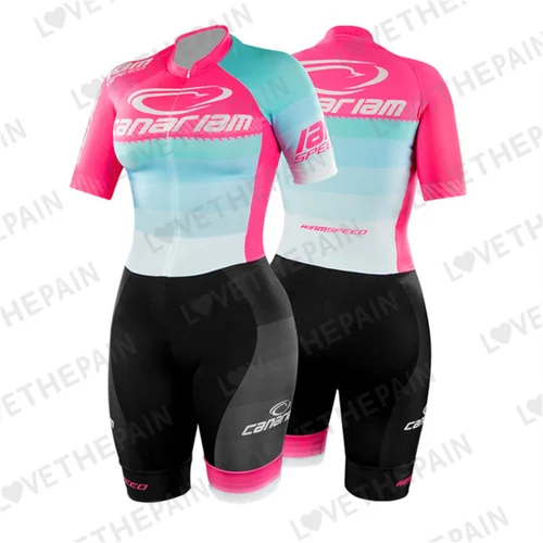 Traje de patinaje de velocidad en línea para mujer, traje de competición de práctica de patinaje sobre ruedas, ropa deportiva al aire libre, conjunto de Skate de manga corta, traje de natación