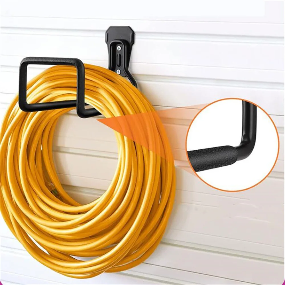 2pcs Garage storage hooks, garage storage hooks, courtyard garden water pipe hooks, wire hooks