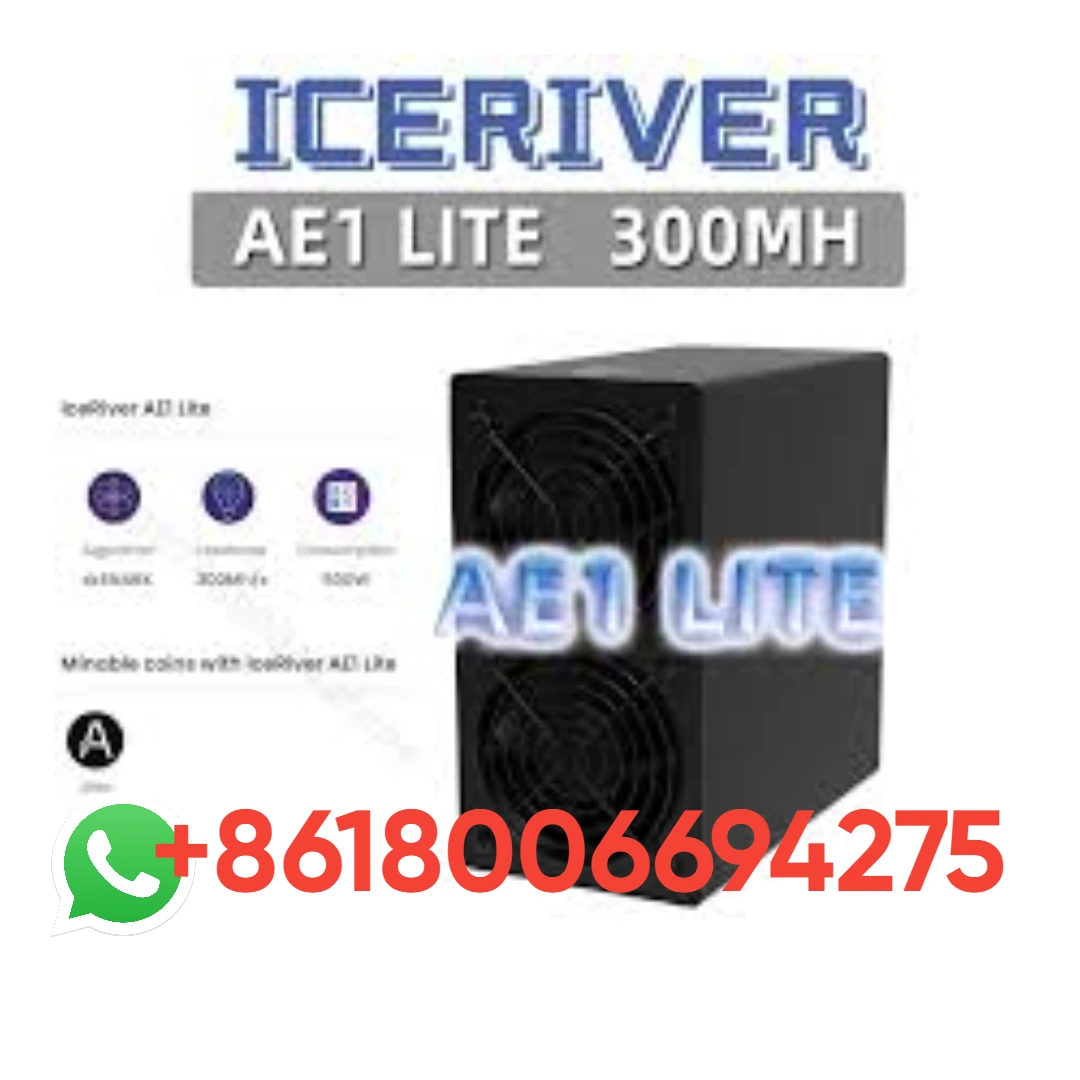 

B. IceRiver AE1 Lite - 300 MH/s 500W High-Efficiency zkSNARK ASIC Miner for Aleo Mining