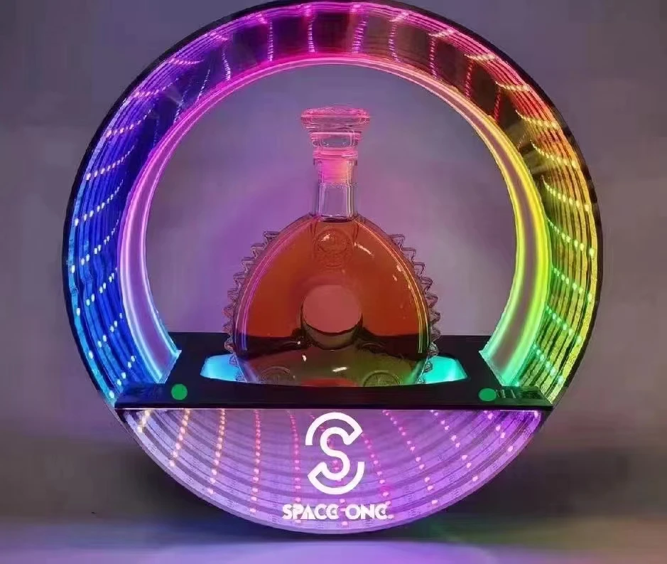 VOLLE FARBE CHAMPAGNER FLASCHE GLORIFIER