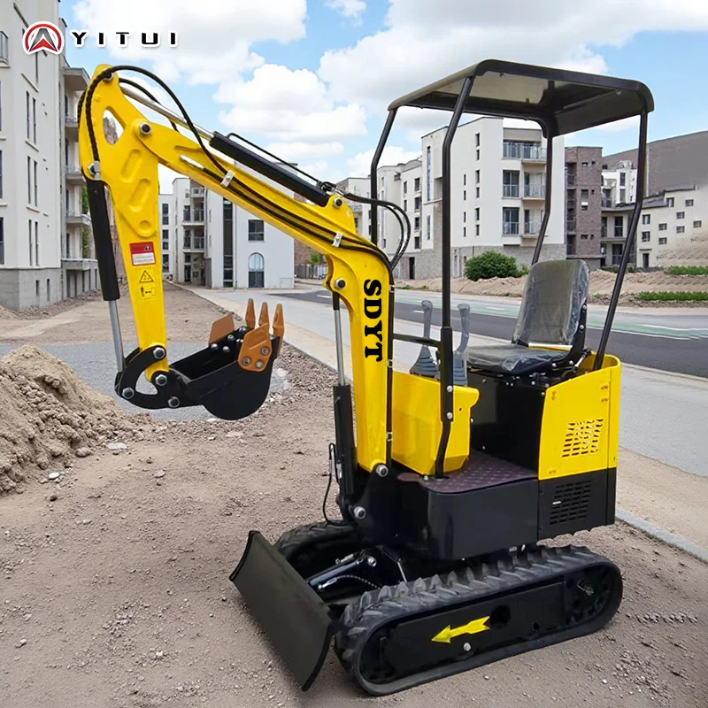 1.2 طن حفارة صغيرة Epa Enginehydraulic Crawler حفار صغير 1 طن Excavatrice Mini Excavadoras للبيع حسب الطلب