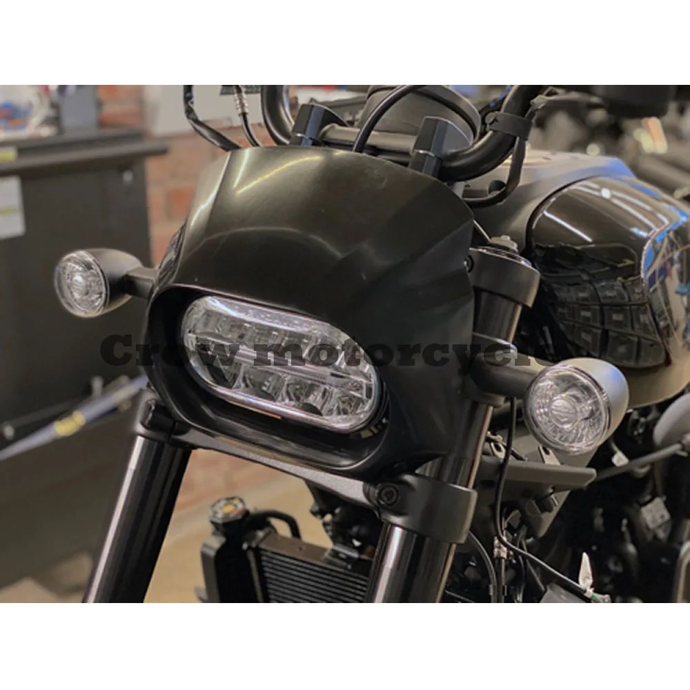 Для Sportster S 1250 RH1250 RH 1250 2021 Новинка мотоциклетная черно-белая маска защитной лампы Scheinwerfer