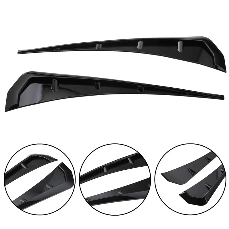 2 stücke Universal-Carbon Schwarz Auto Fender Side Vents Air Flow Intake Loch Grille Aufkleber Abdeckung Styling Außen Zubehör