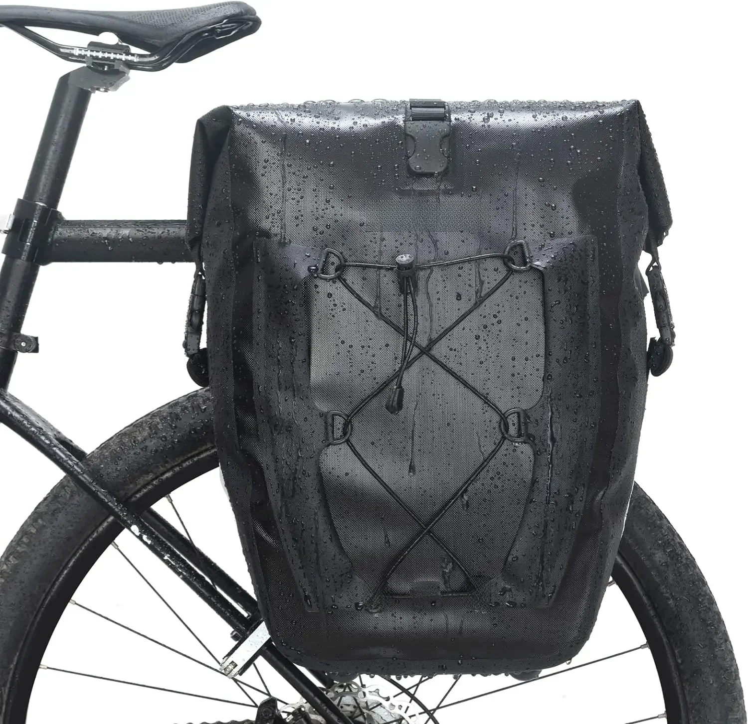 AliExpress Waterproof Bike Bag 25L Travel Cycling Bag Basket Bicycle Rear Rack Tail Seat Trunk Bags Bicycle Bags Panniers 1PCS