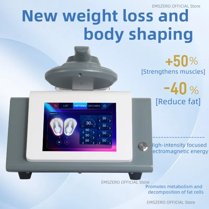 

New EMS Sculpt Machine RF Emszero Body Sculpting Weight Loss Massager 15 Electromagnetic Fat Slimming Muscle Stimulation Device
