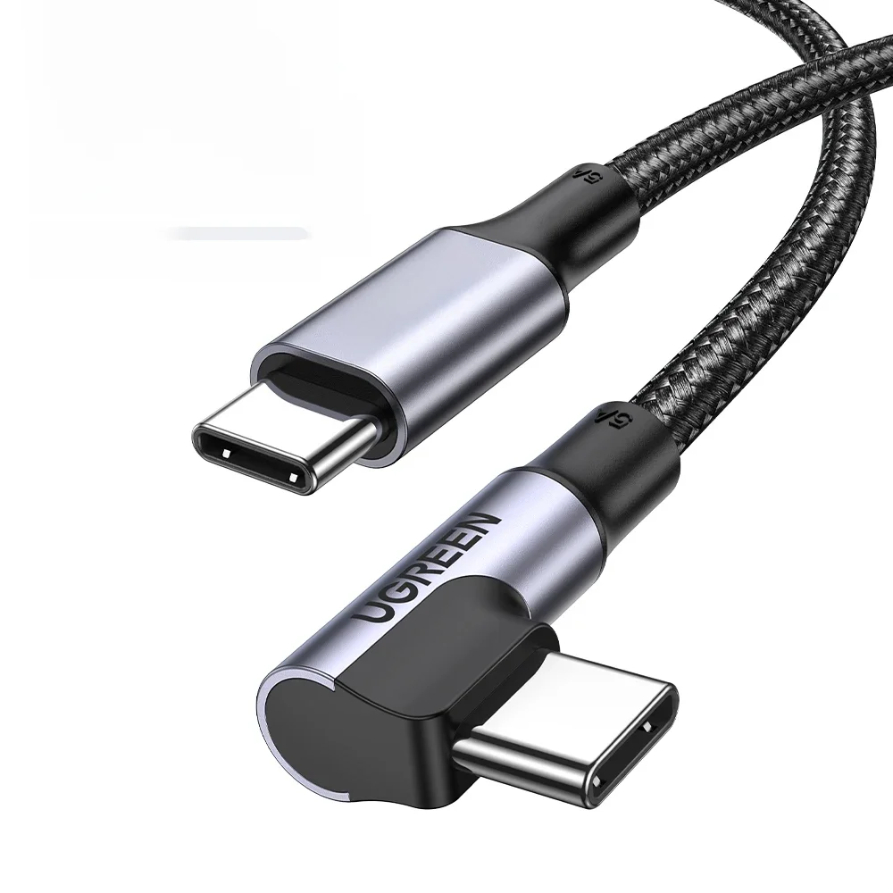 UGREEN USB Type C naar USB C-kabel 100 W voor iPhone 17 16 MacBook Samsung S25 S24 5A Snel opladen QC 4.0 USB-C Type C gaming-kabel - afbeelding 2