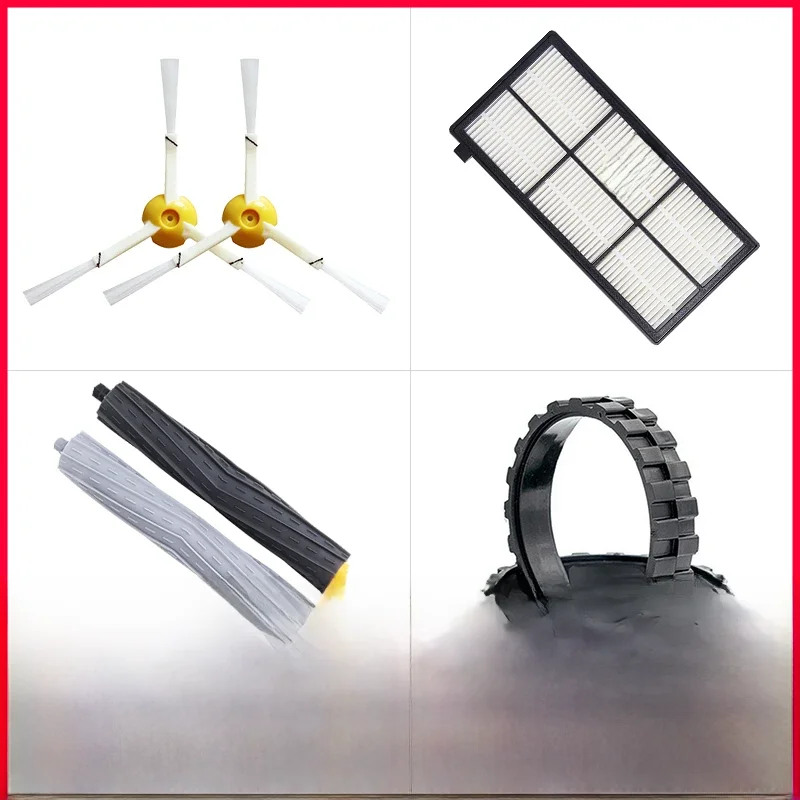 Kit de pièces de rechange pour aspirateur iRobot Roomba 980 990 900 896 886 870 865 866 800, filtres HEPA, brosses