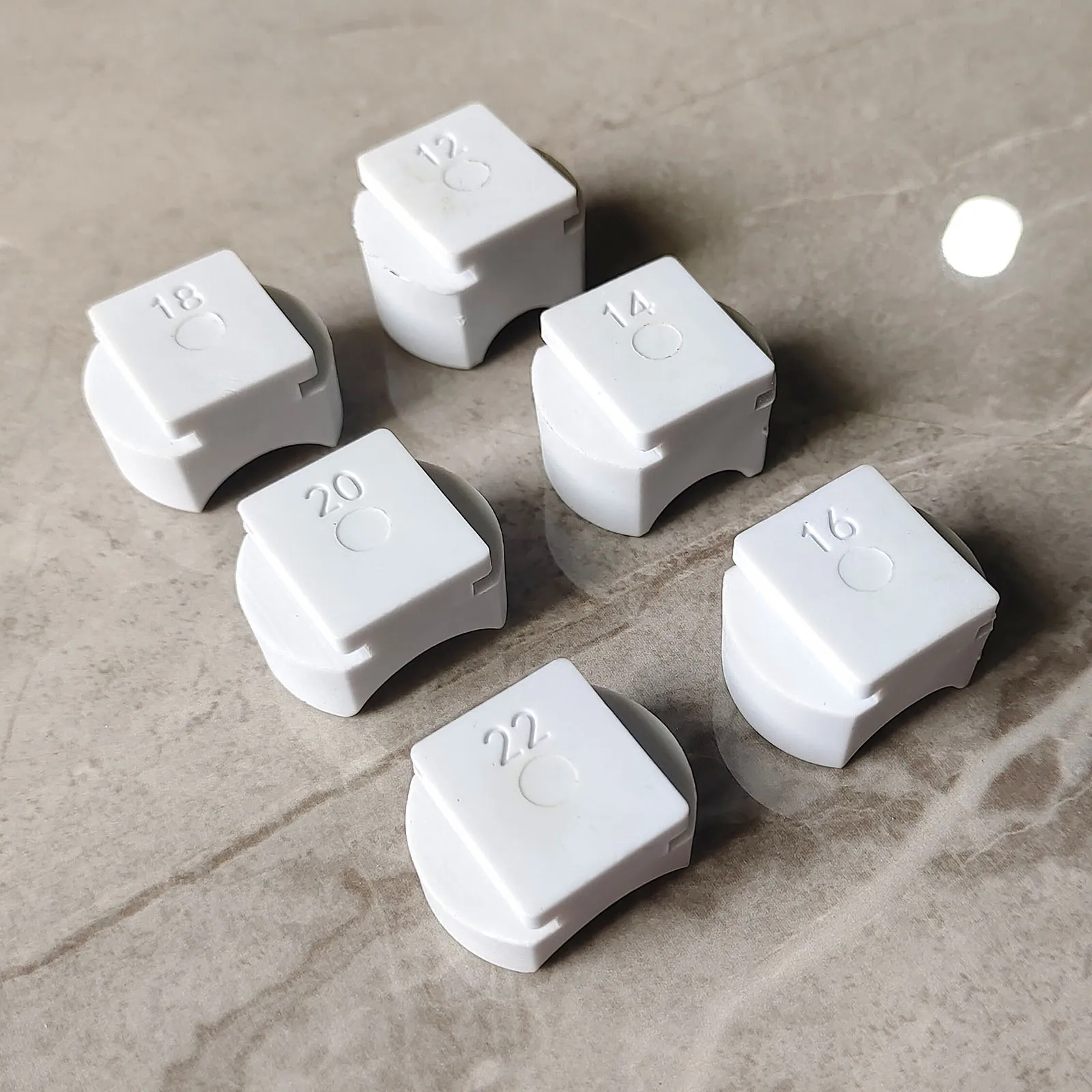 Matrices de cintreuse d'anneaux, outils de fabrication de bijoux pour la fabrication de cuillères, matrices de pliage d'anneaux, boucles d'oreilles, pièce de rechange pour Machine à cintrer 6x
