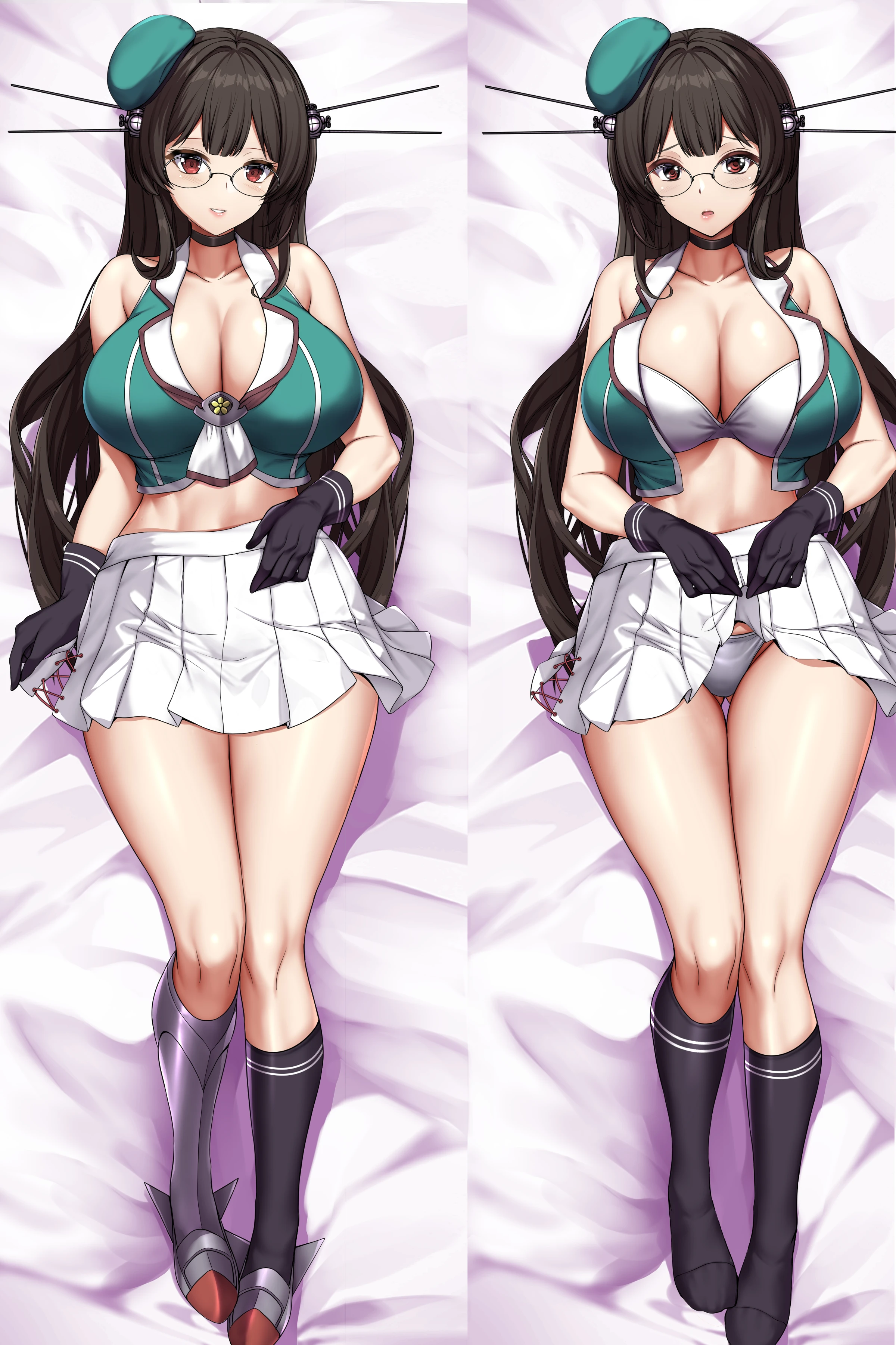 

Dakimakura Anime Pillow Cover Choukai Kai Ni Collection Double Sided Print Life-size Body Decoration